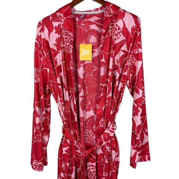 New RipSkirt Swim Coverup Red Paradise Sun Robe Beach Pockets Hood Womens XL XXL - Picture 2 of 11